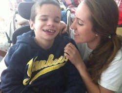 Briana and young boy